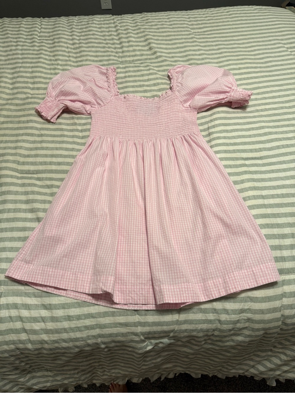Hill House Gingham Puff Sleeve Dress